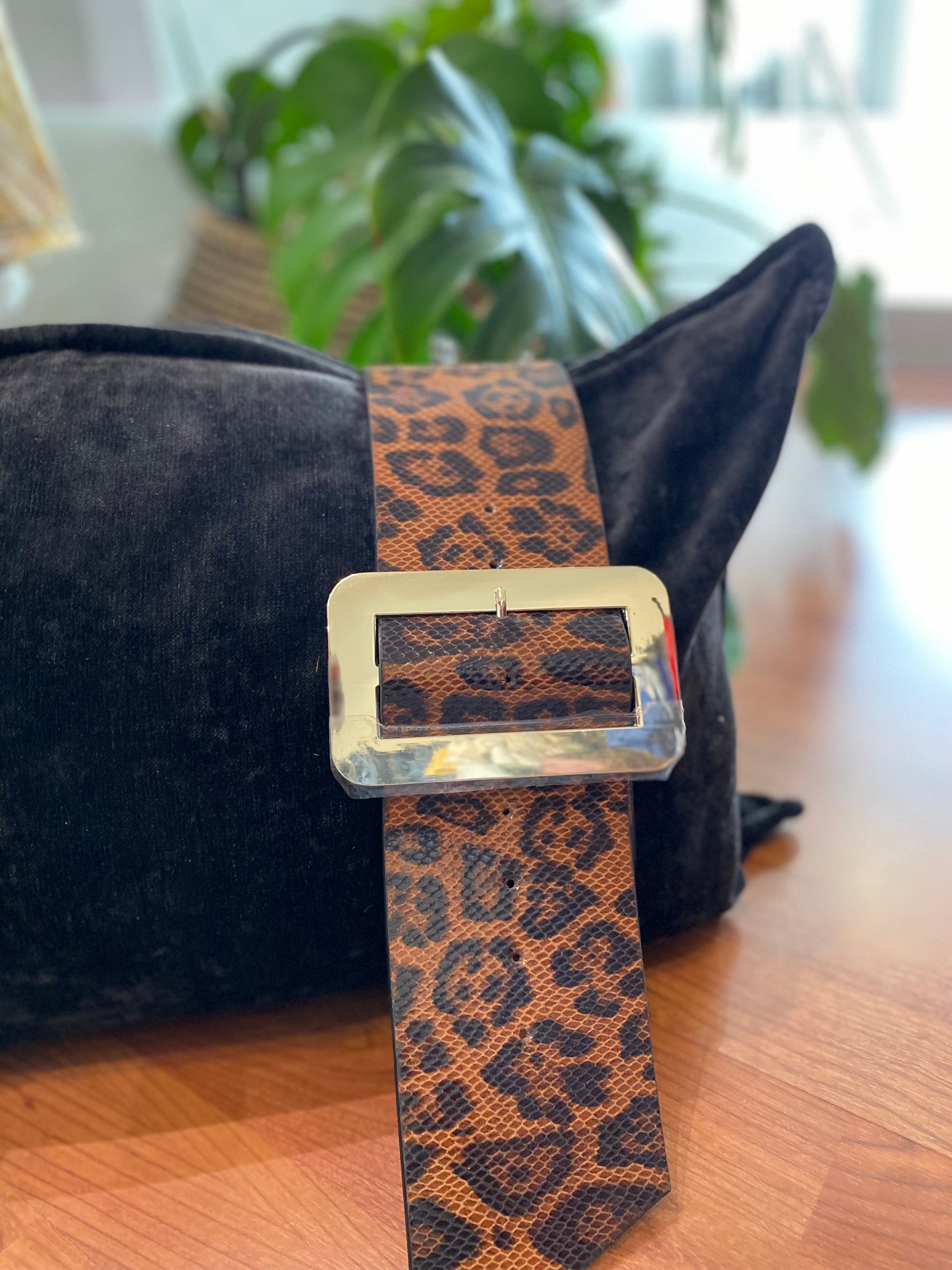 Animal Print Belt