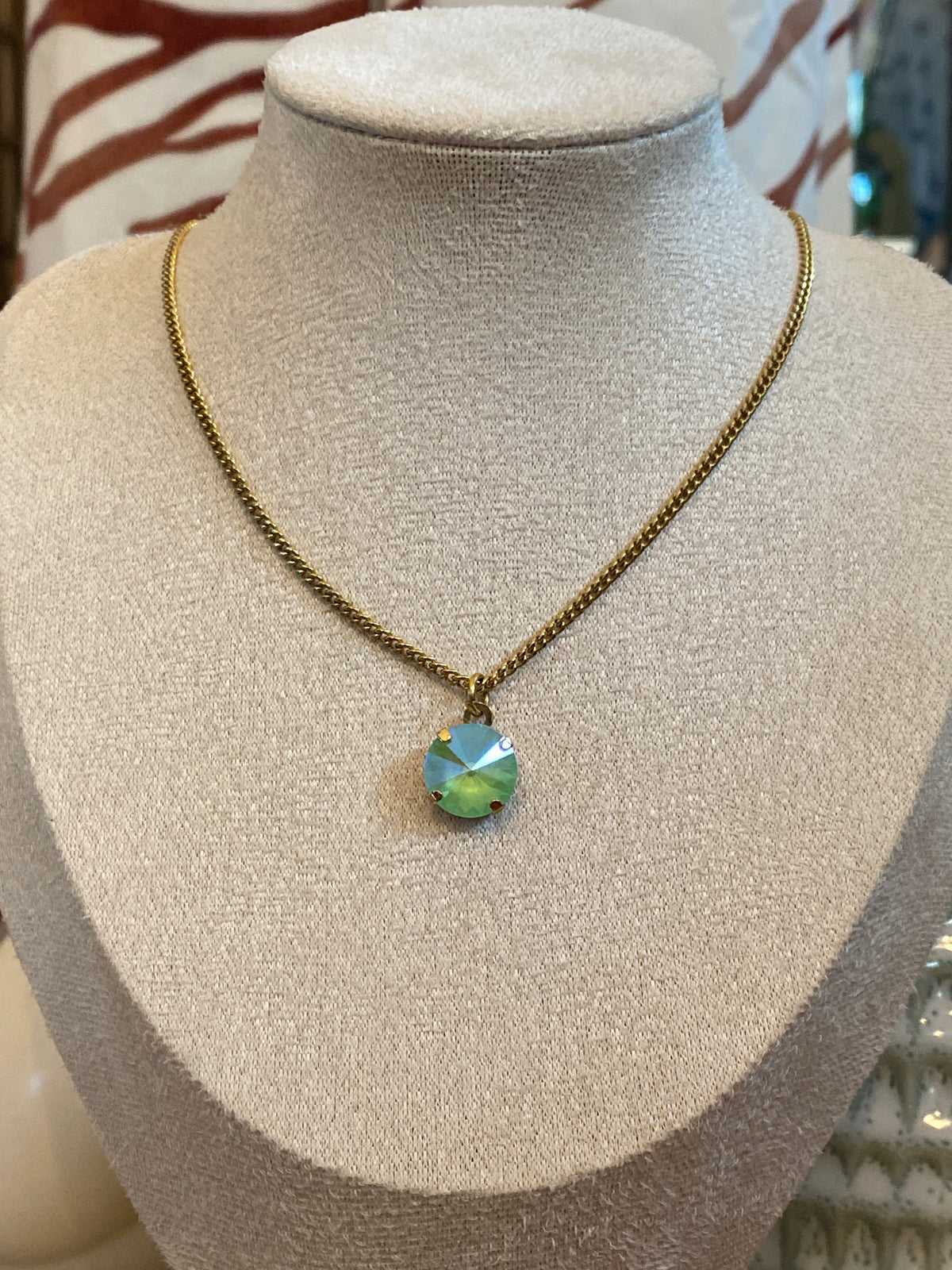 TOVA Tapia Necklace in Candy Crush Soft Mint Ignite Glacier Blue