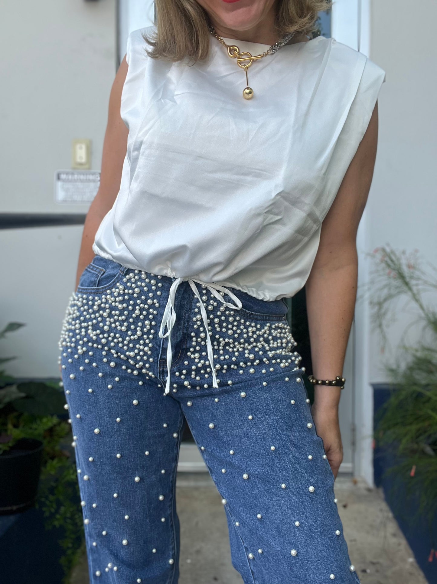 Off White Top