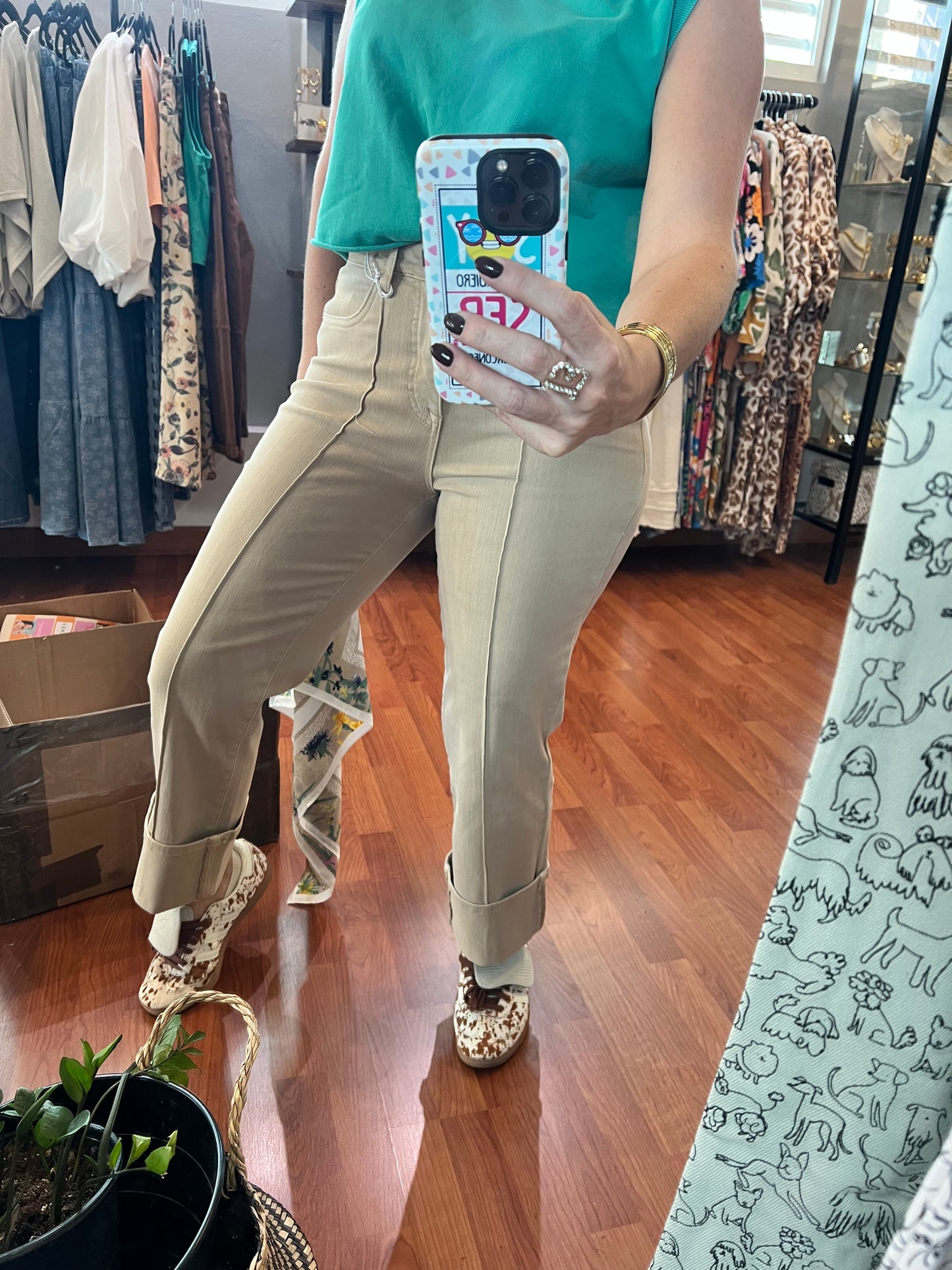 Cream pant