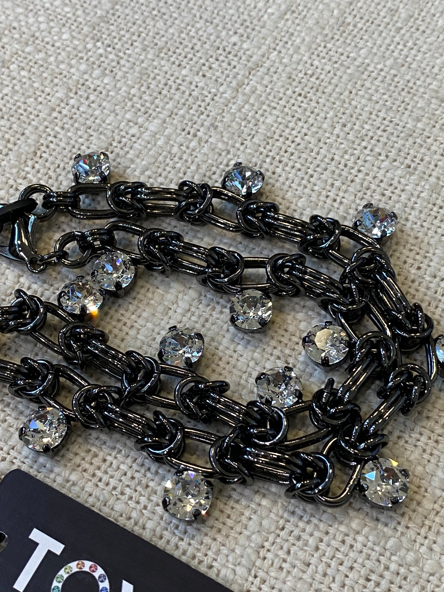 TOVA Priscilla Necklace black