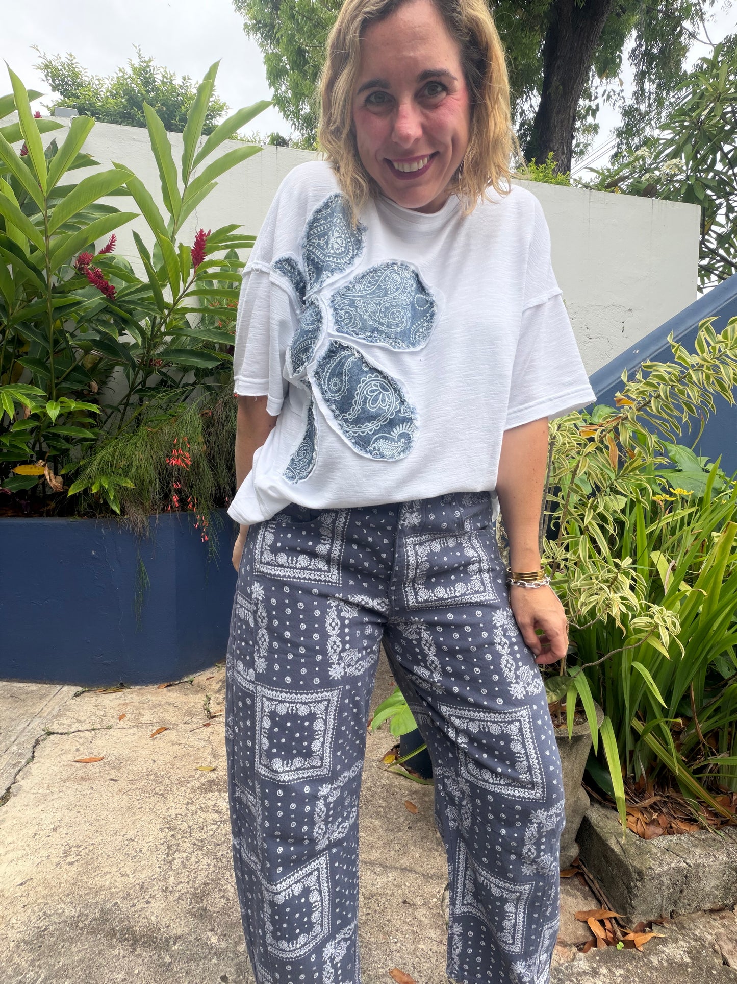Bandana Barrel Denim