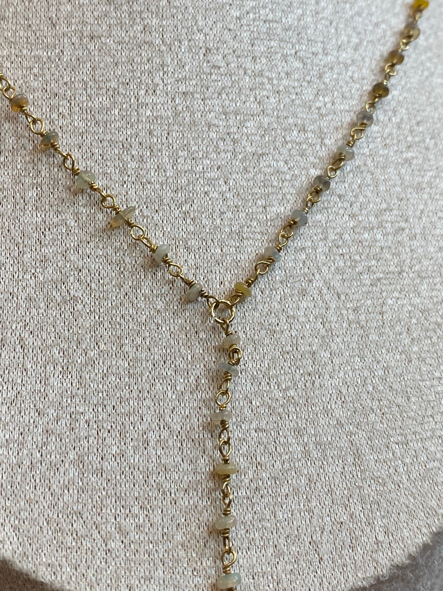 Indigo- Mykonos Citrine Necklace