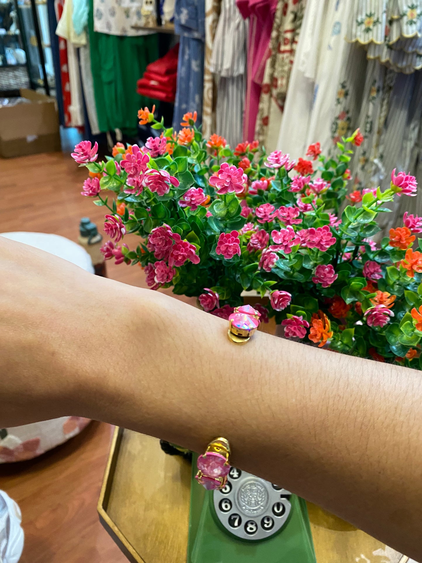 TOVA Nyon Bracelet Crystal Pink