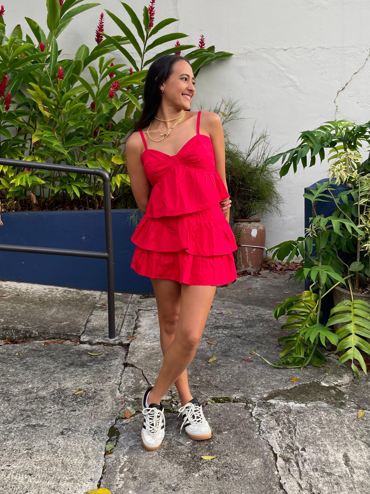 Red Ribbon Skort