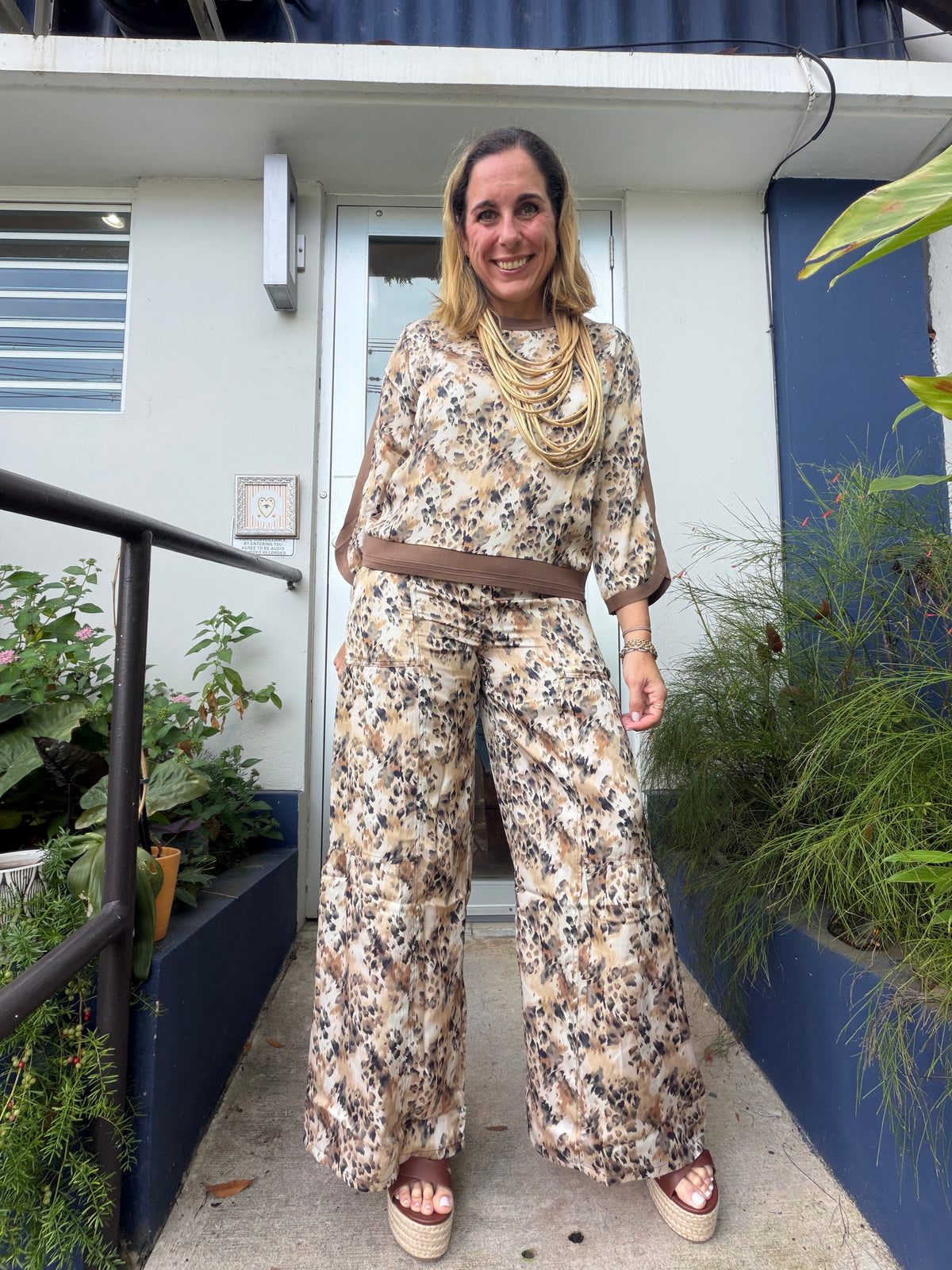 Leopard pants