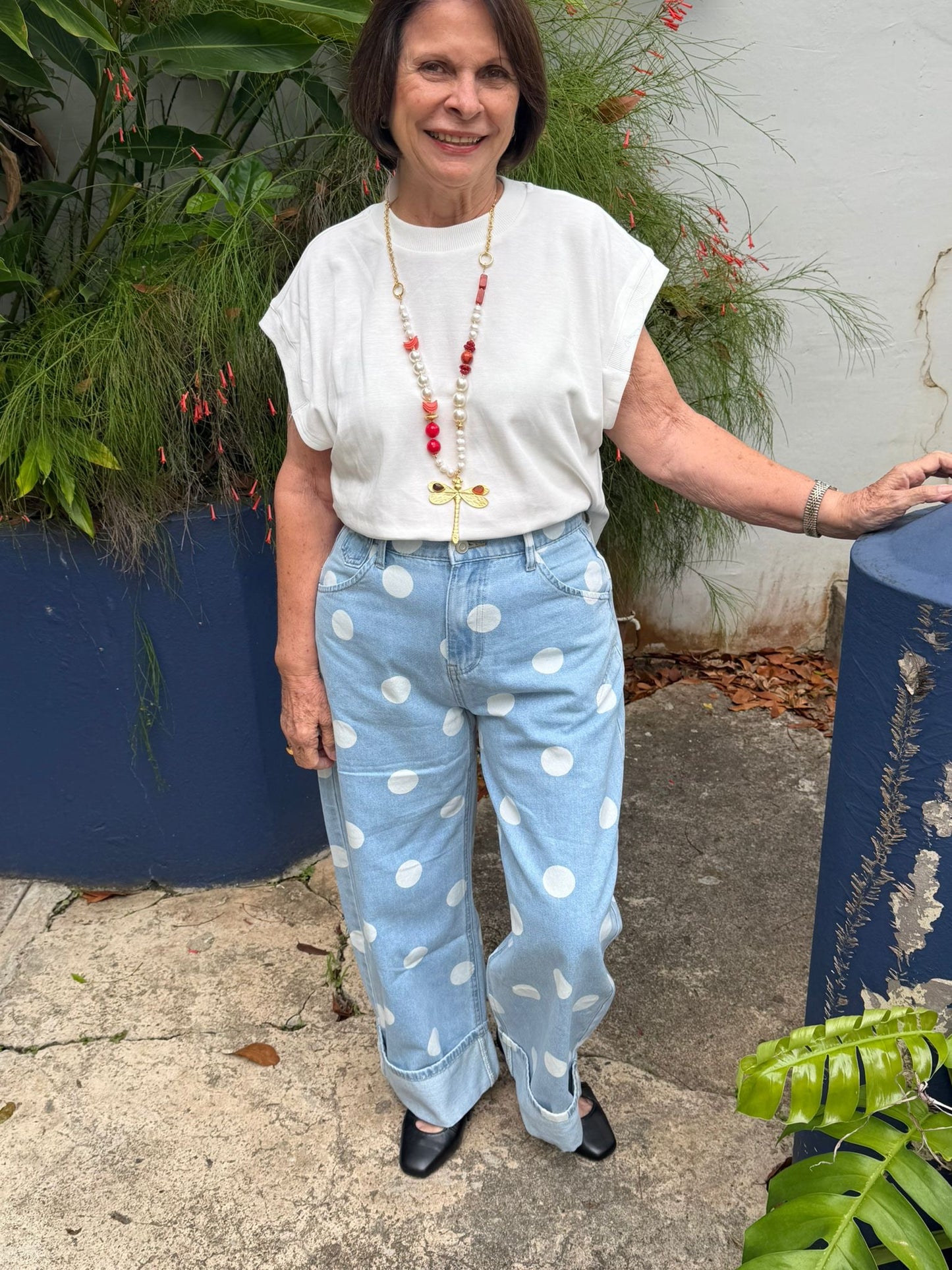 Polka Dots Denim