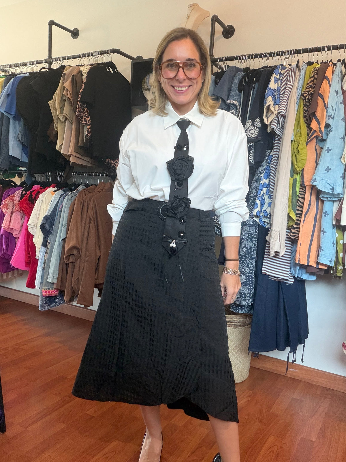 Emily Black Skirt