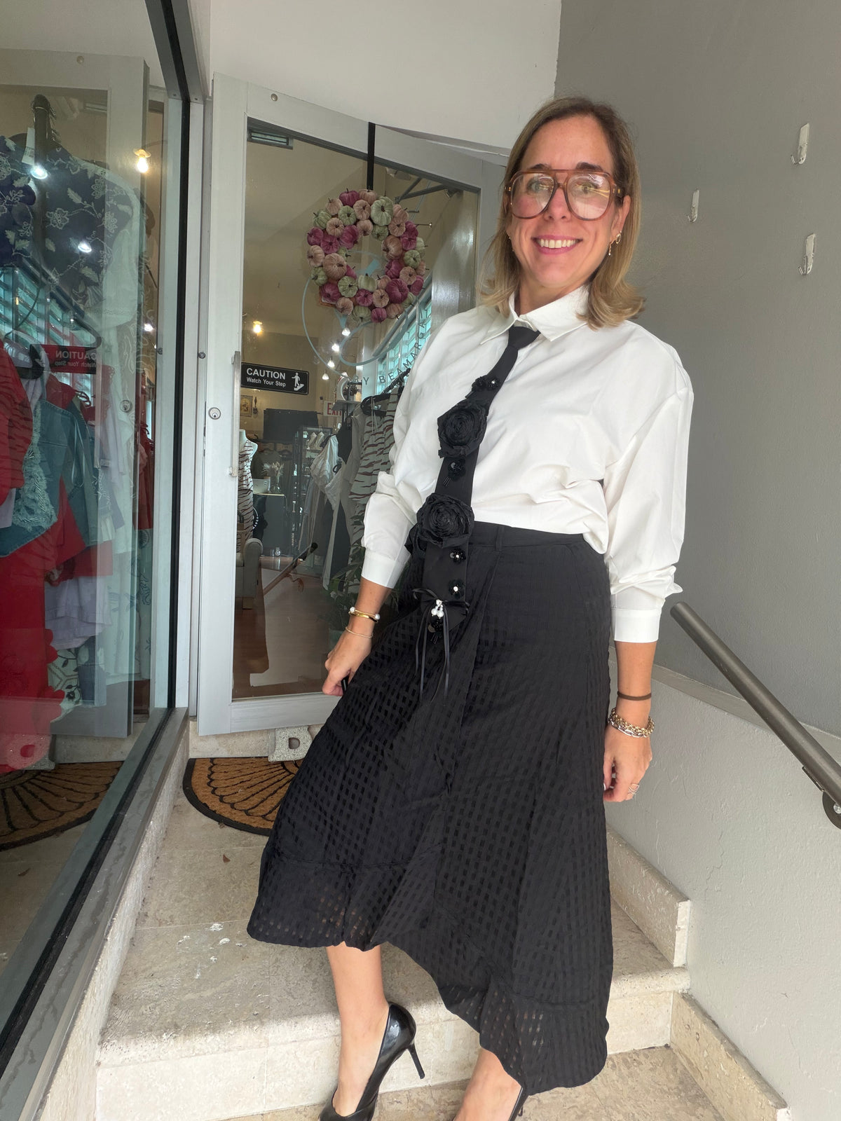 Tie lover top