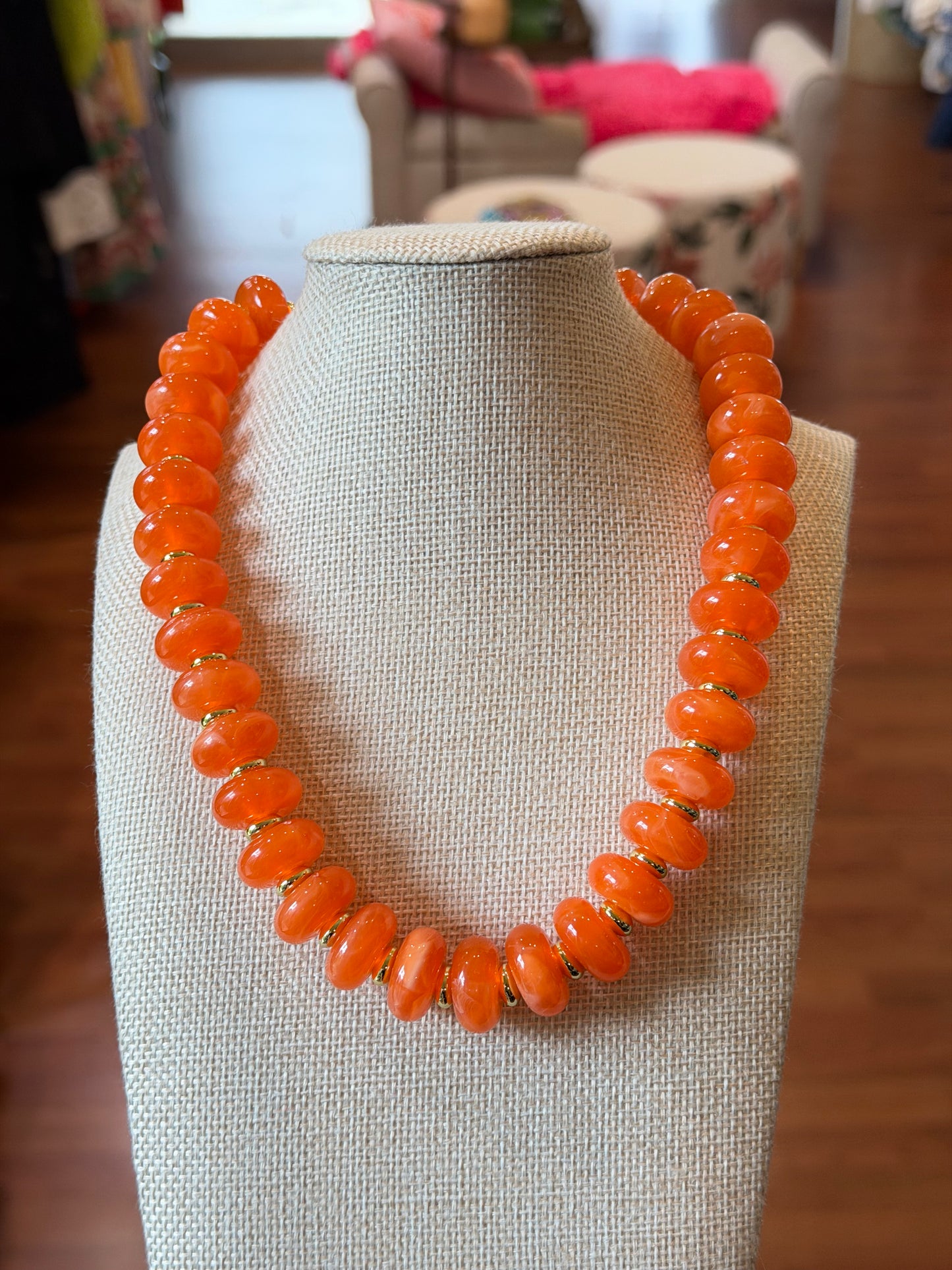 Irregular Beaded Necklace