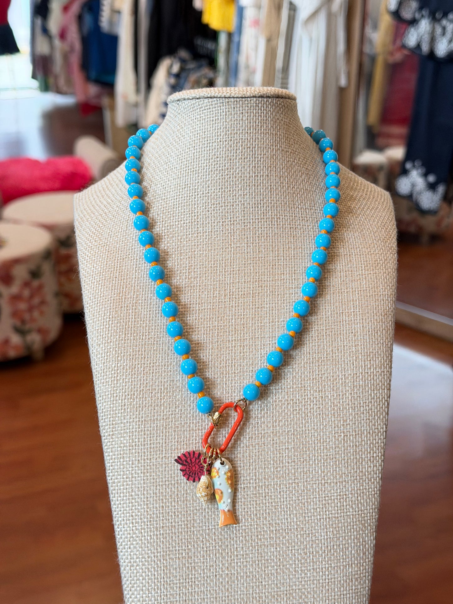 Ocean Beaded Necklace