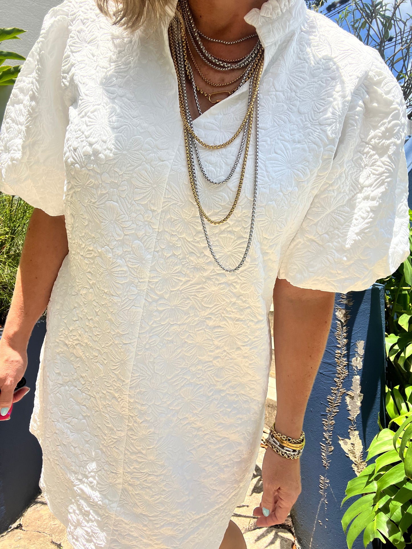 White dress
