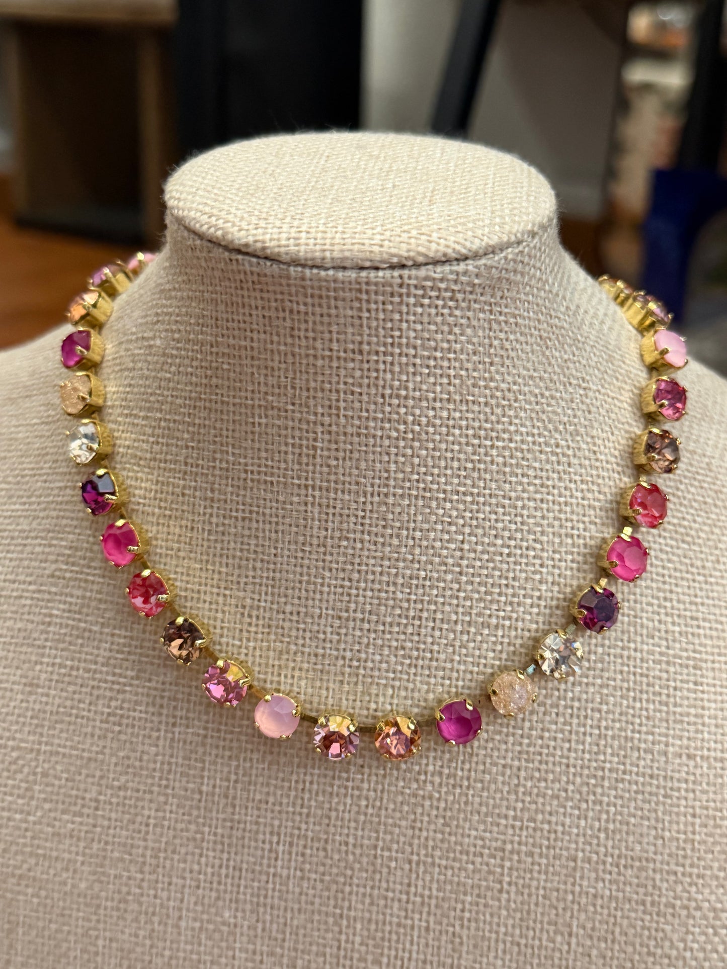 TOVA Oakland Necklace in Pink Mix