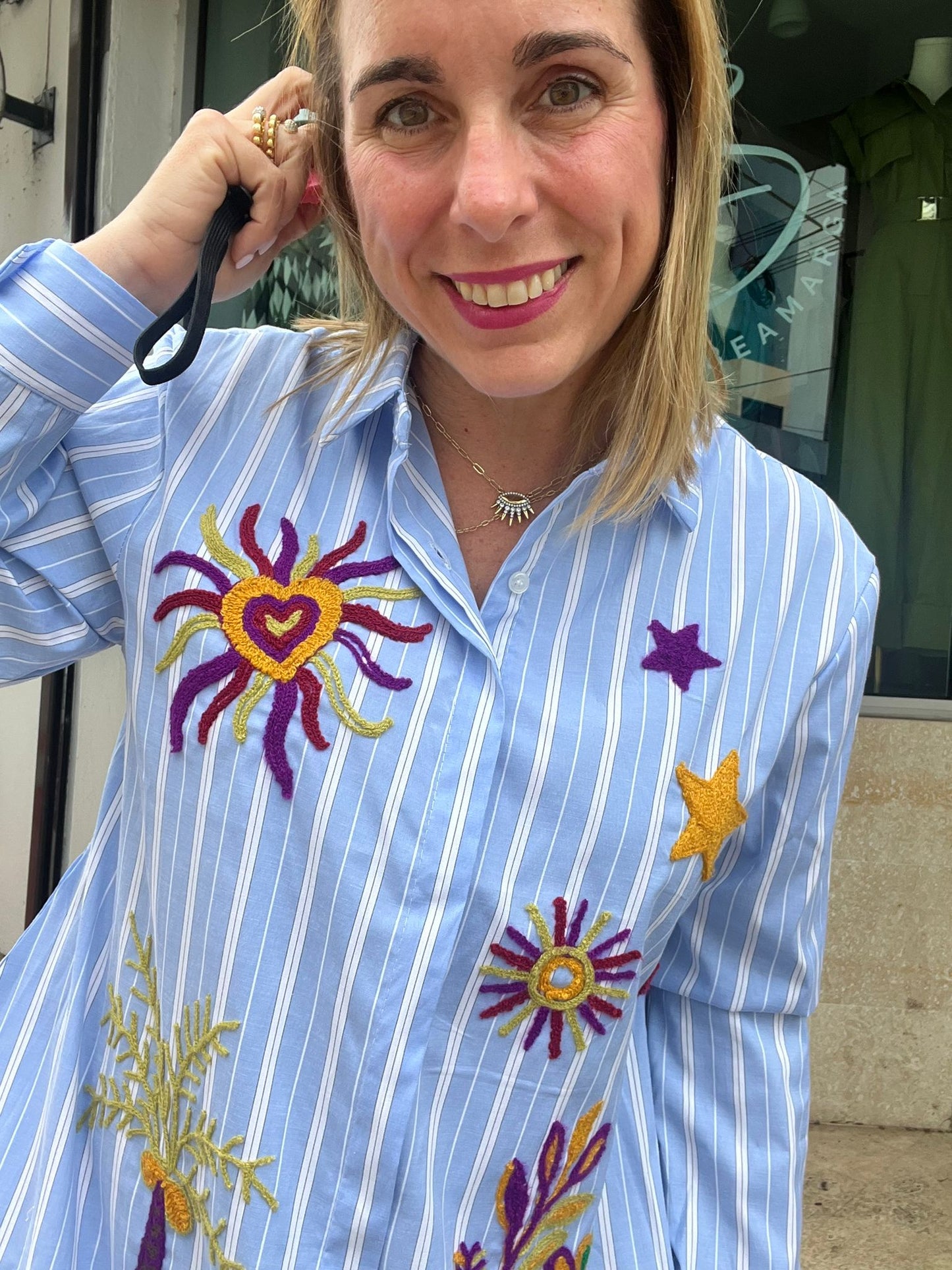 Embroidery Maxi Dress