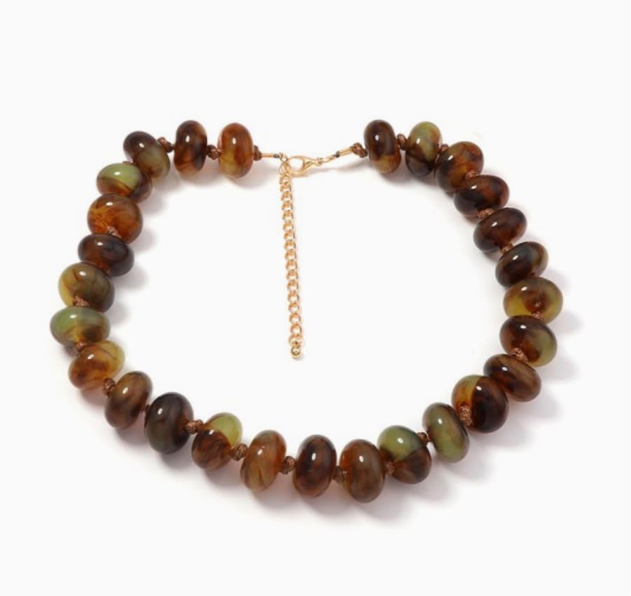 Colorful Knots Beads Necklace