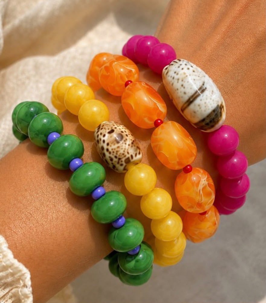 Jelly Colorful Bead Bracelet