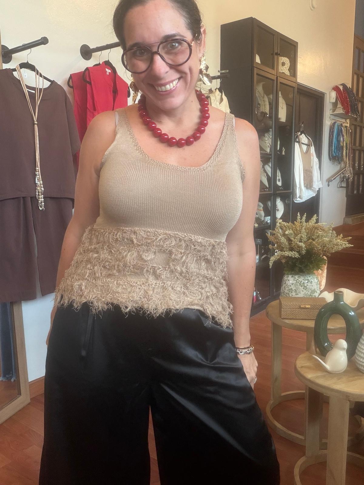 Koa Tassels Top