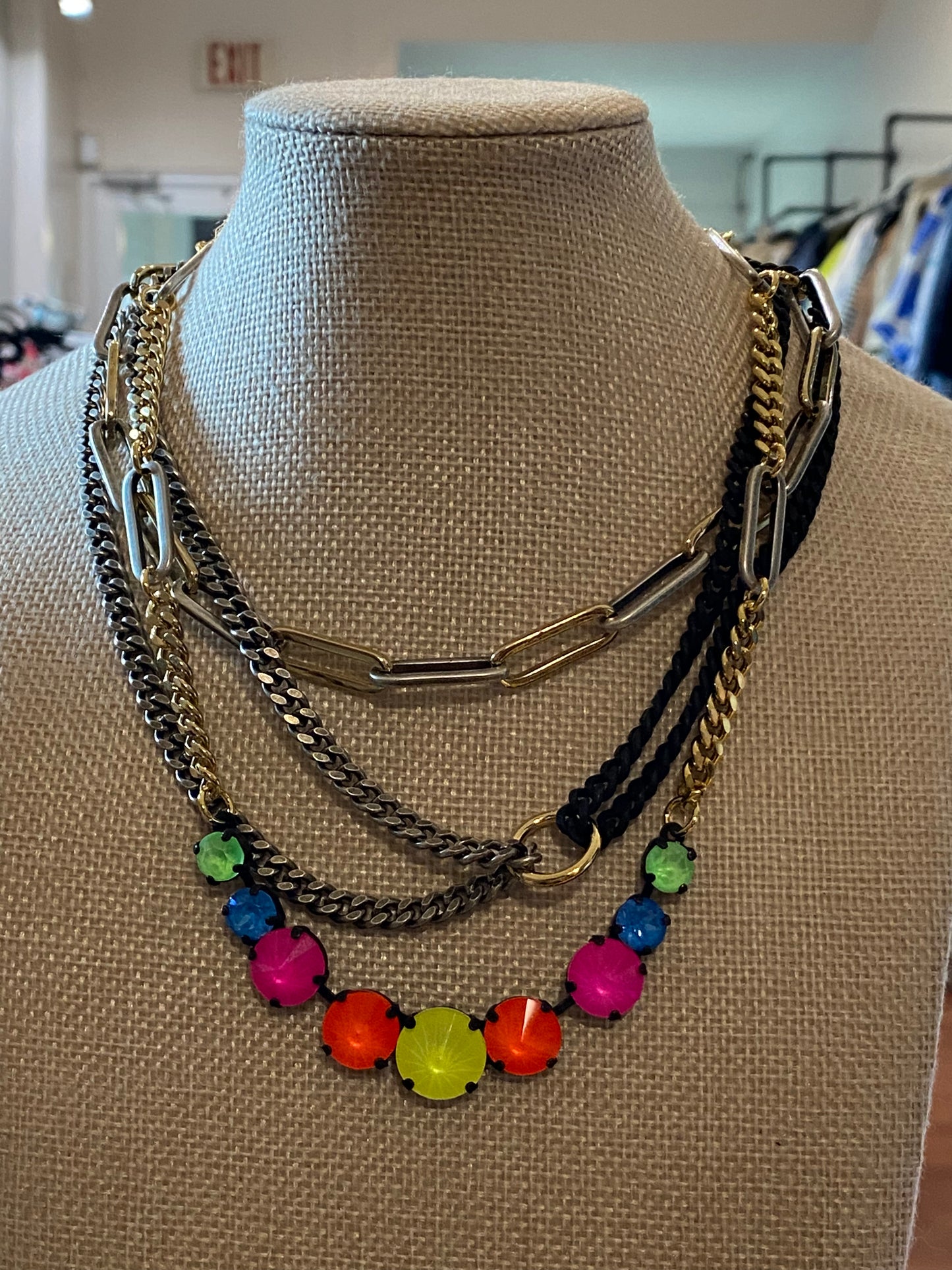 Tova Tessa Necklace Neon