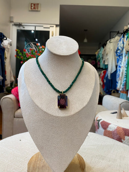 TOVA Tammy Necklace Amethyst
