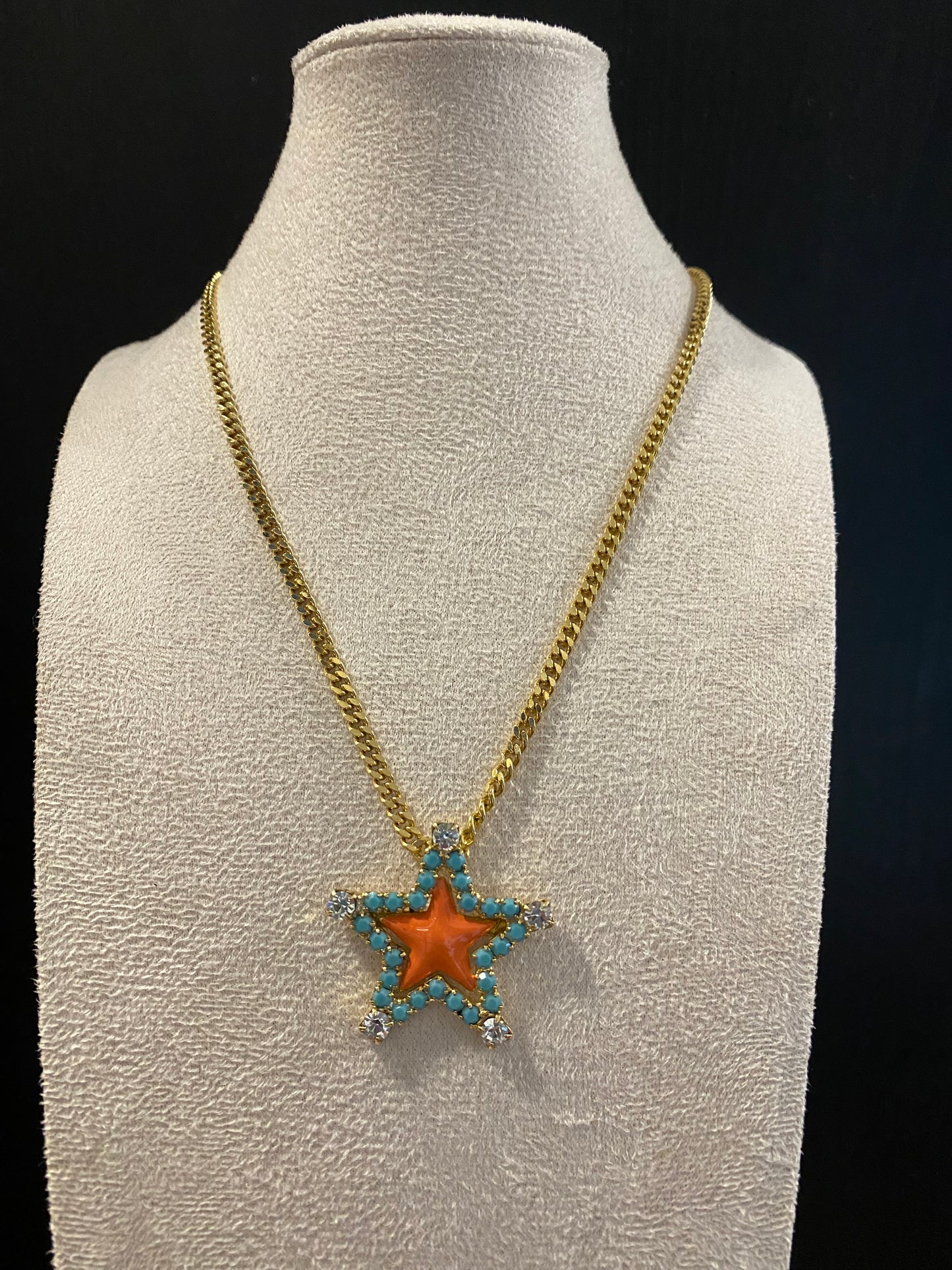Tova Coral Star Necklace