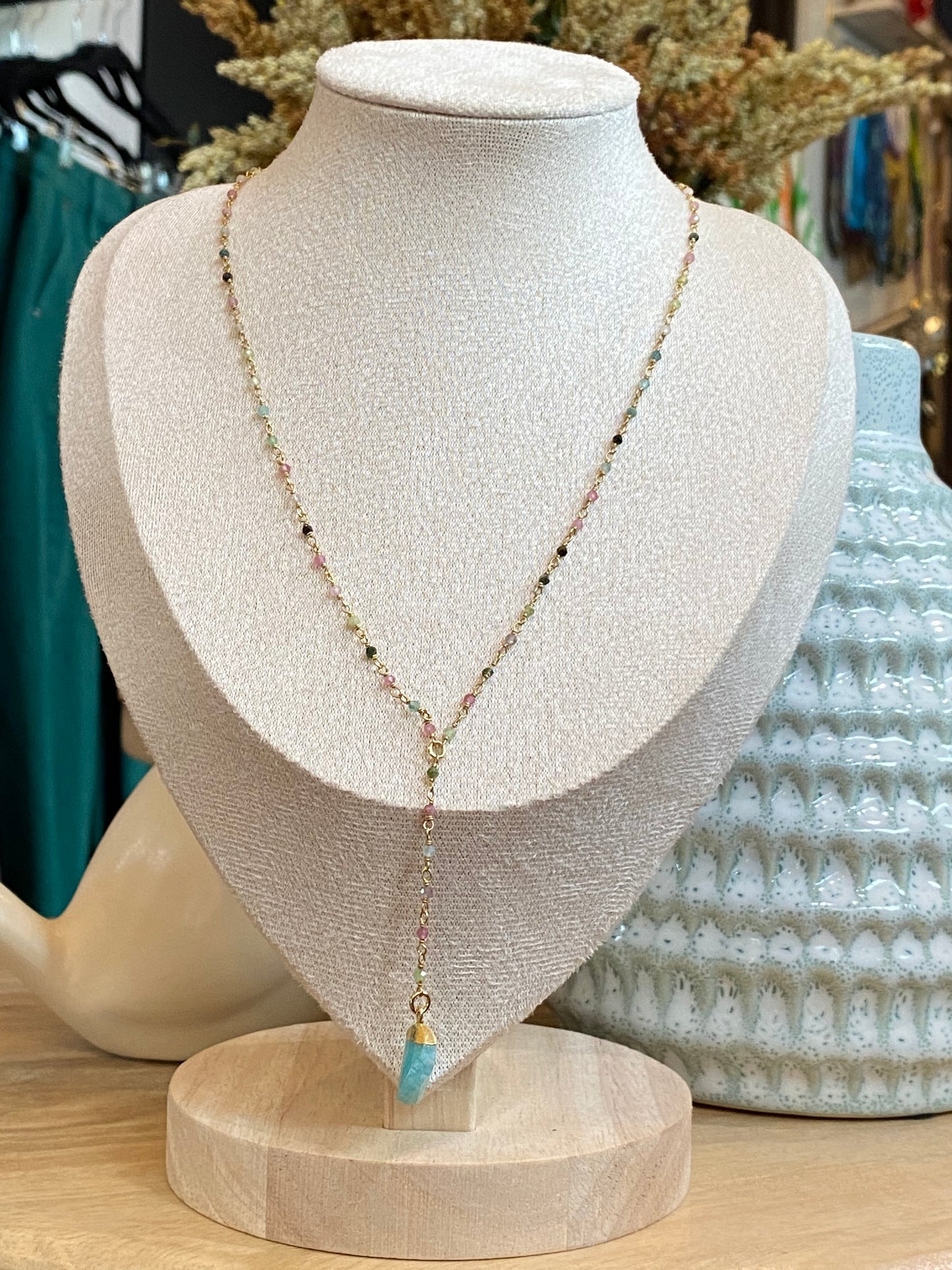 Indigo - Mallorca Multi Tourma Necklace