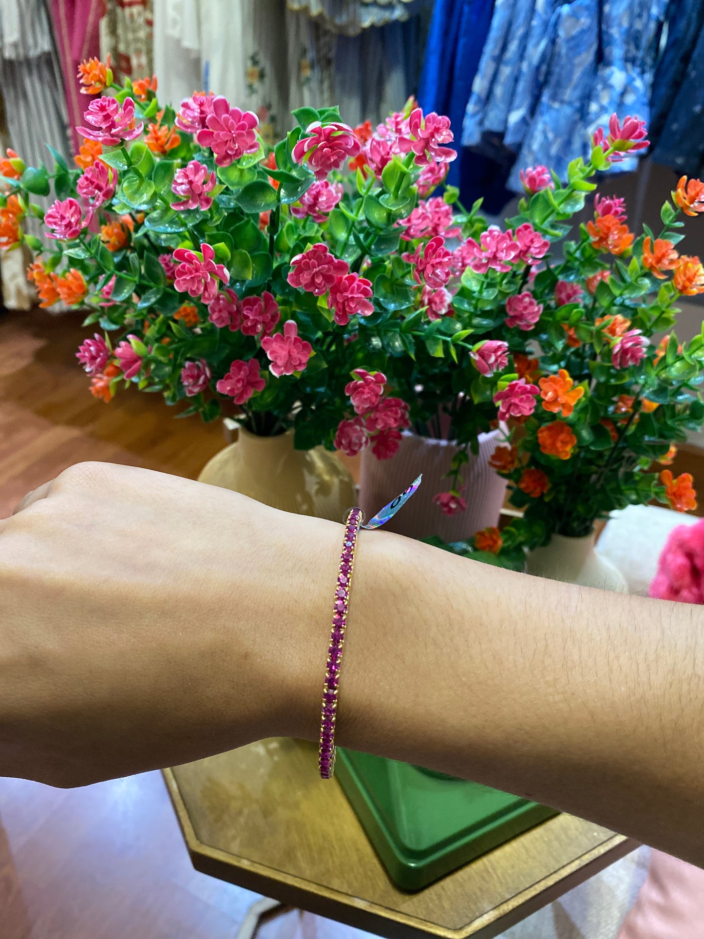TOVA Rae Stackable Cuff Fuchsia
