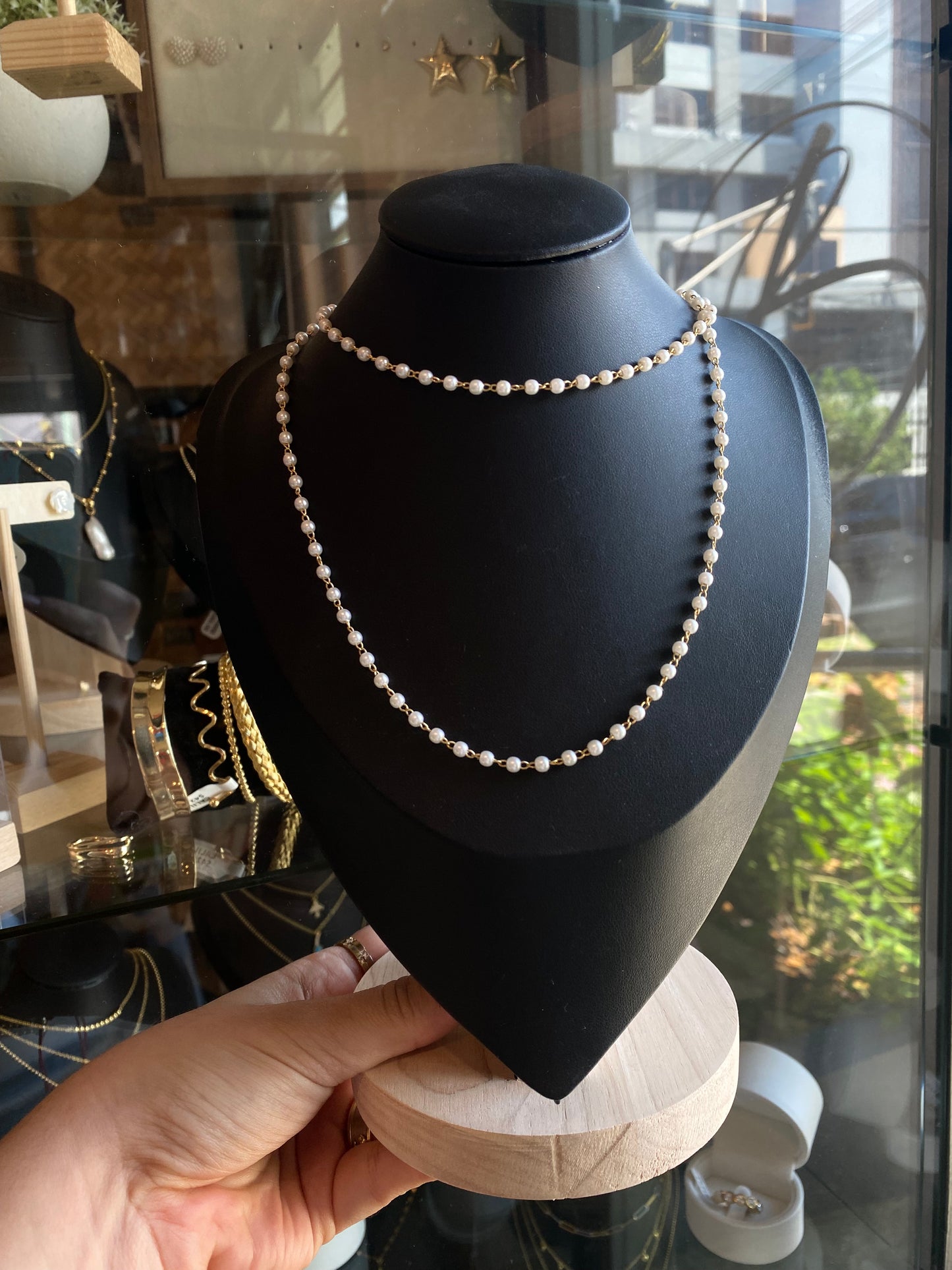 Pearl Long Necklace