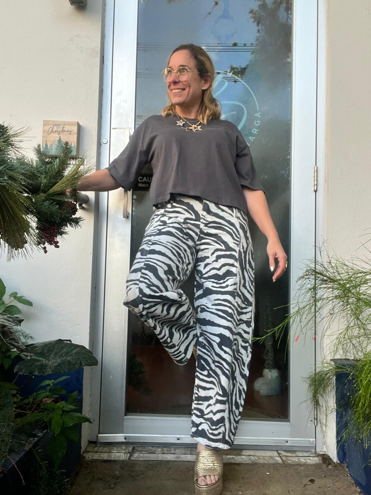 Zebra Pants