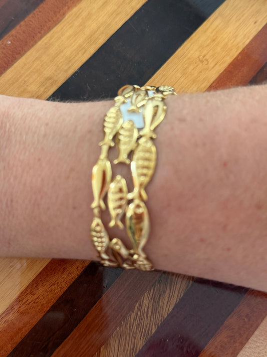 Fish Morena cuff bracelet
