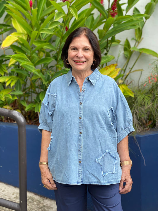 Bibi Denim Top