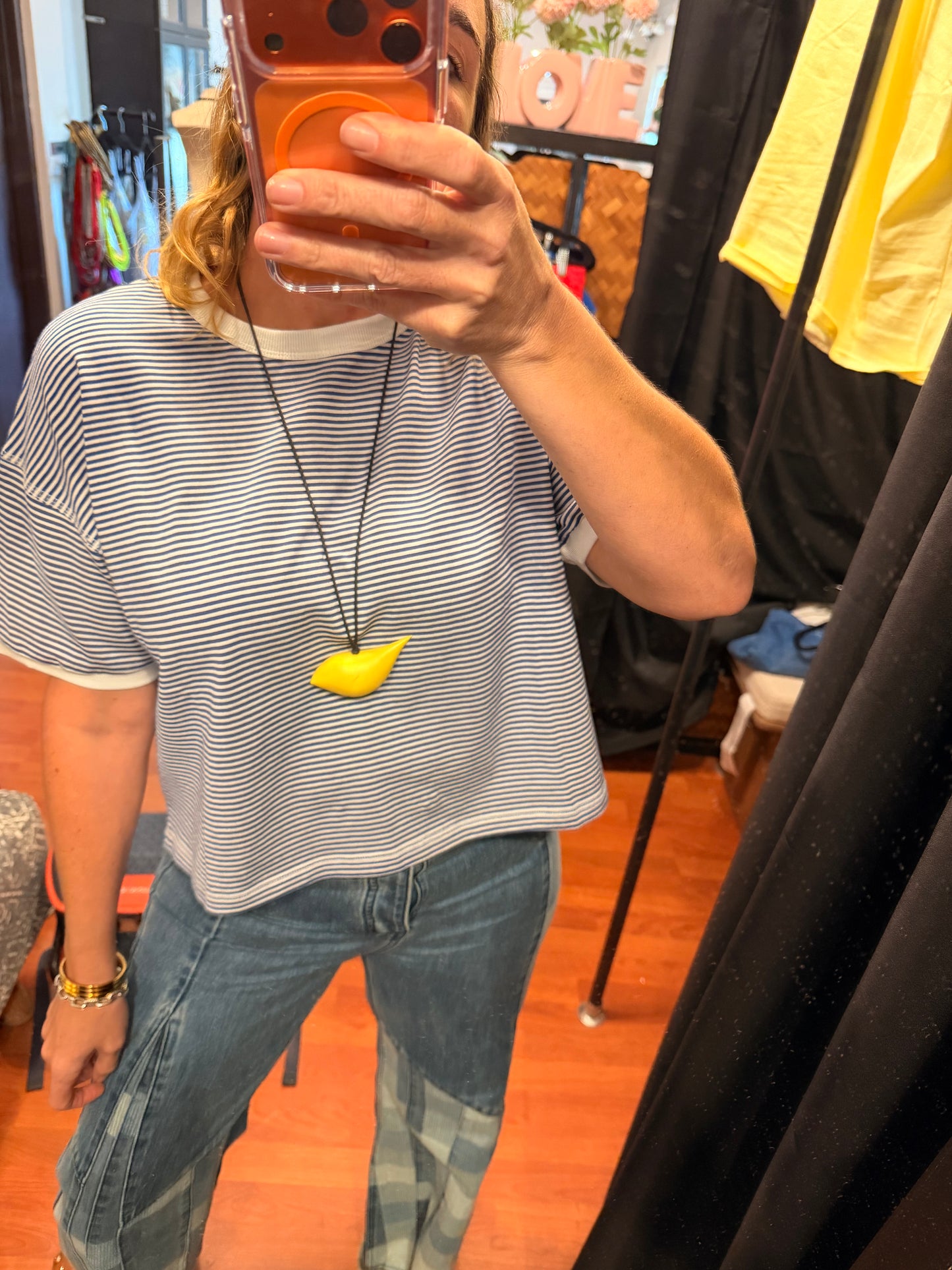 Navy Align Top