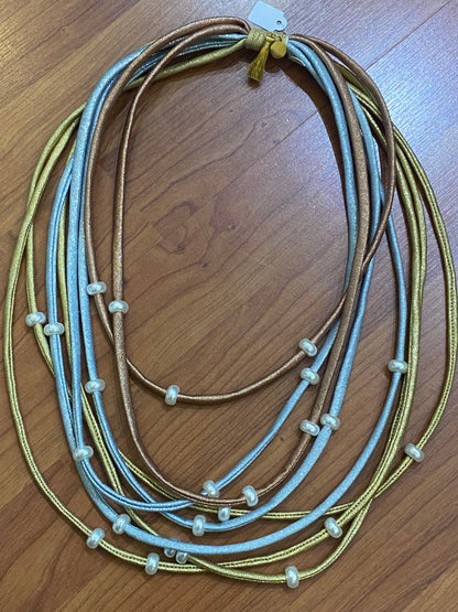 Flecos: Metálicos con beads
