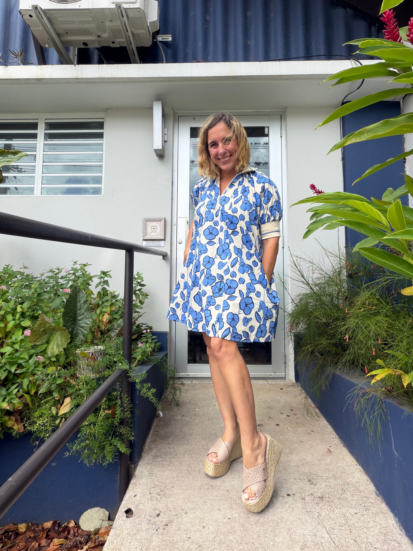 Blue Petal Dress