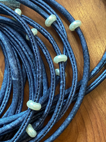 Flecos Demin Beaded 8 vueltas