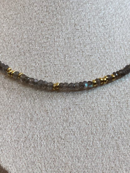 Indigo- Ines Labradorite Necklace