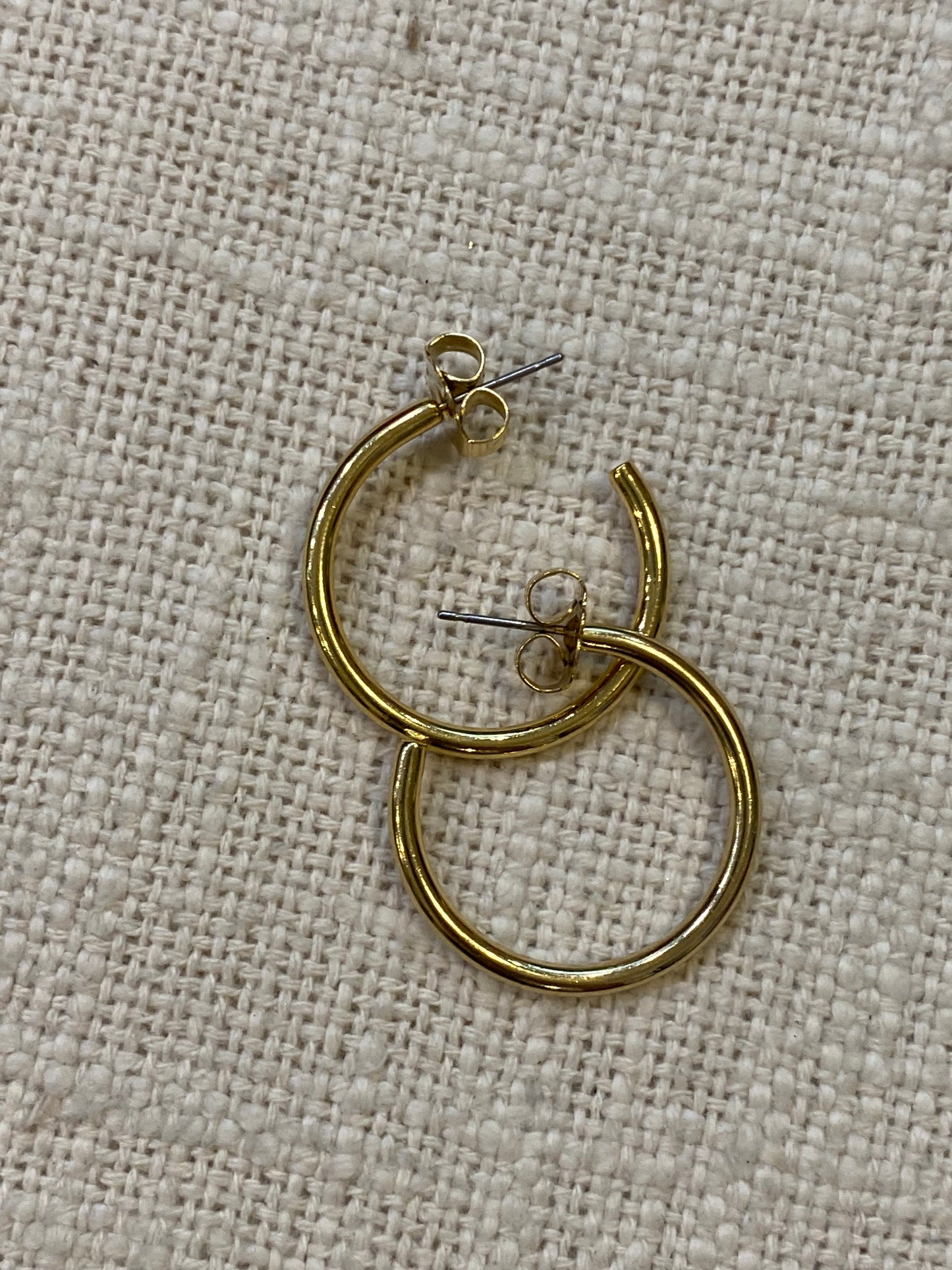 TOVA Chloe Hoops Gold