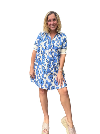 Blue Petal Dress