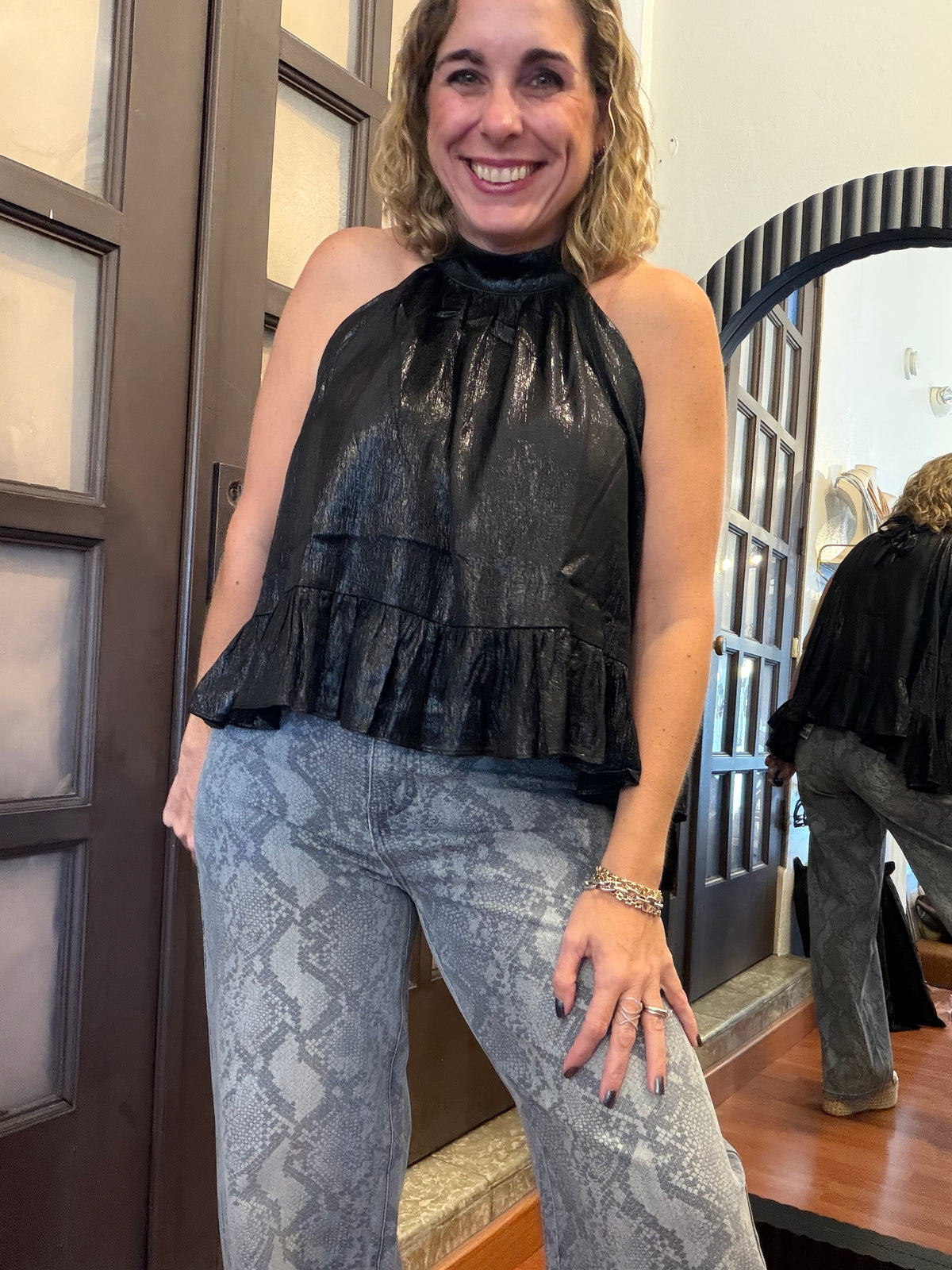 Josefa Black Top