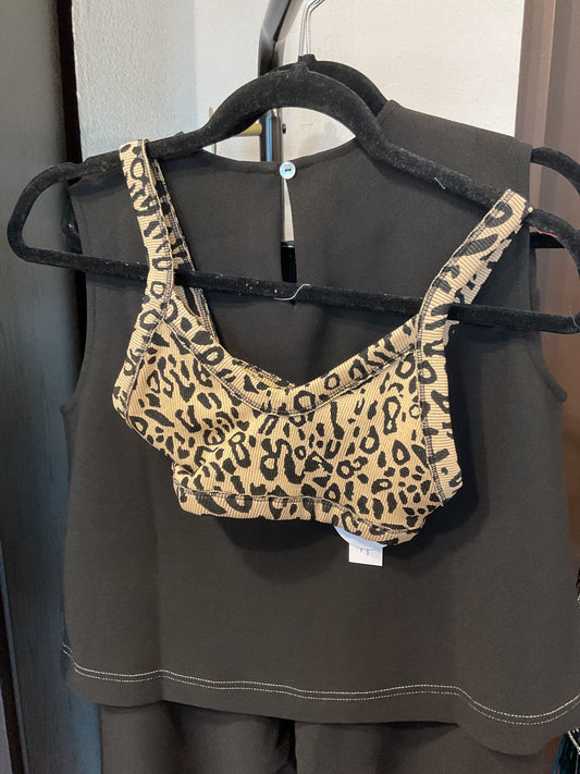 Leopard Crop Top