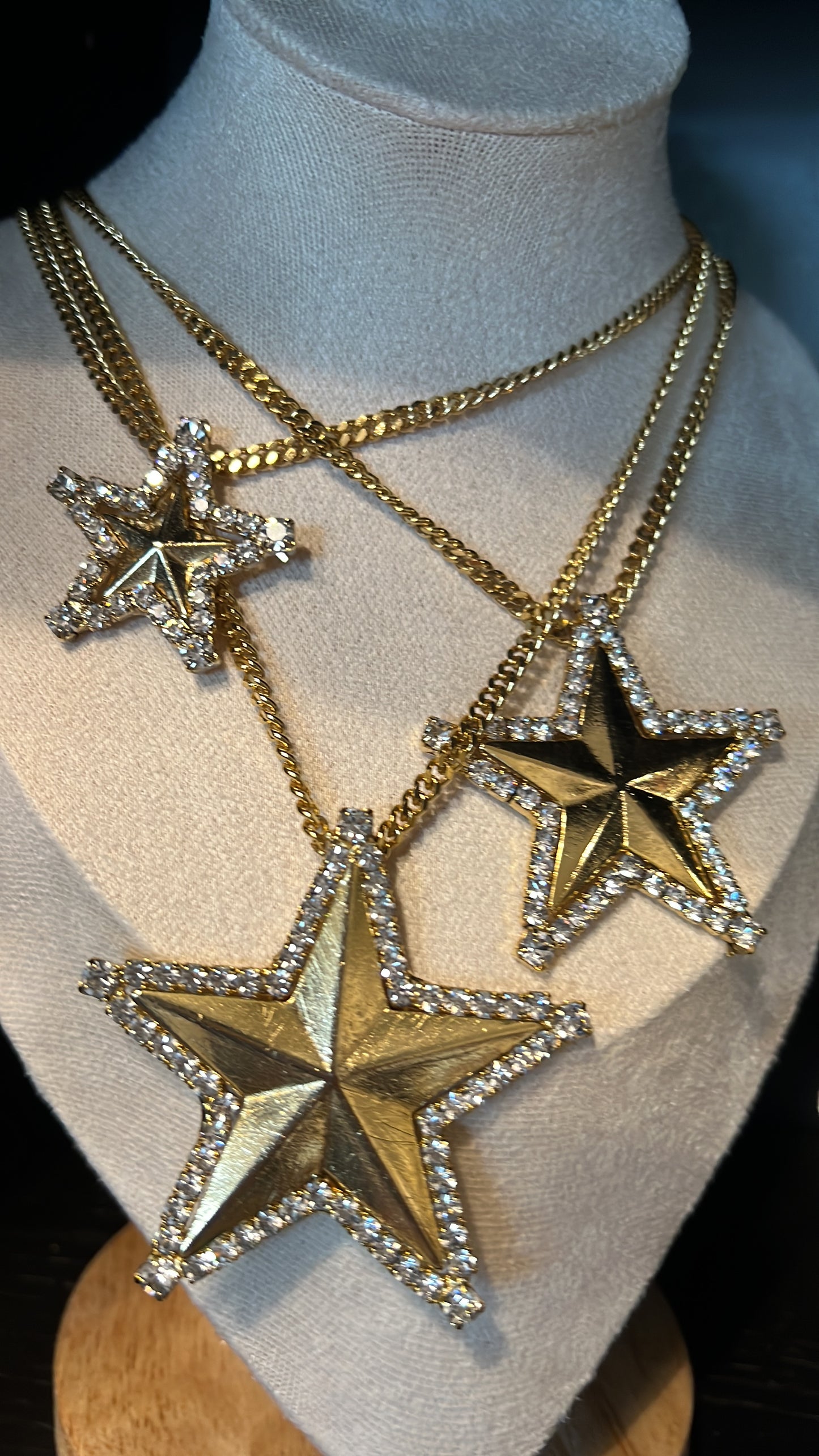 Tova bling 3 stars in gold