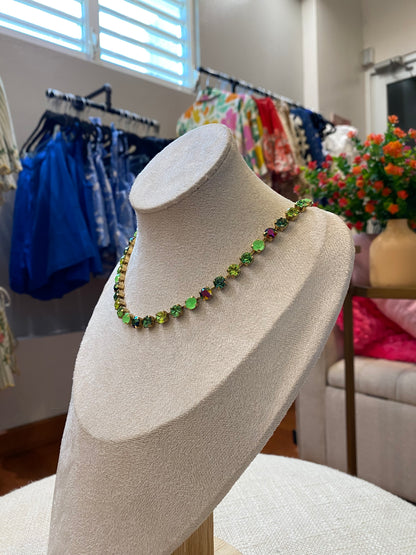 TOVA Oakland Necklace Mint Green