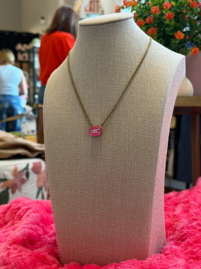 TOVA Rubin Necklace in Ultra Fuchsia Moon