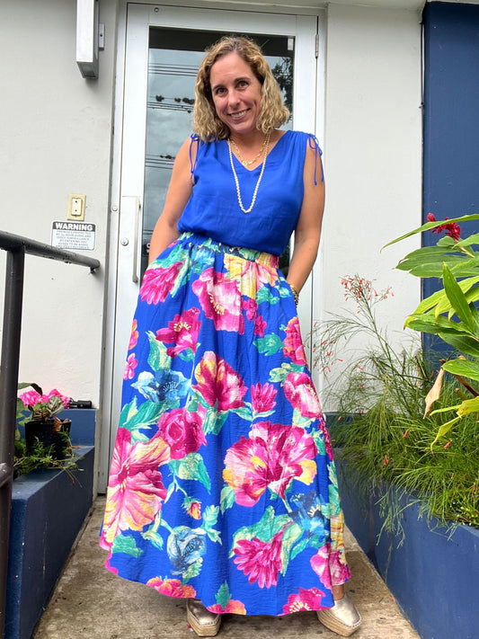 Floral Maxi Skirt
