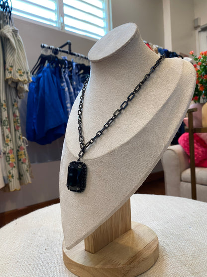 TOVA Black Sky Mini Soleil Necklace
