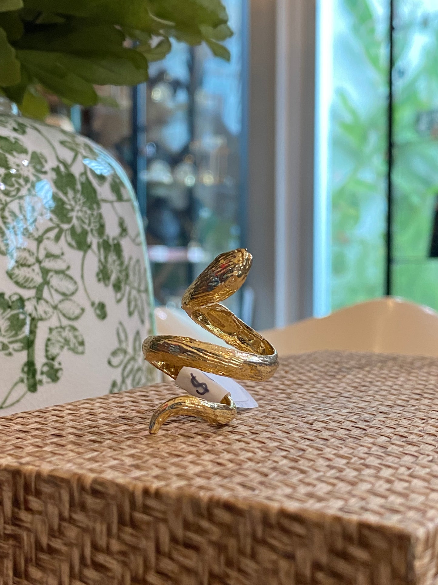 Indigo- Trama Snake Ring