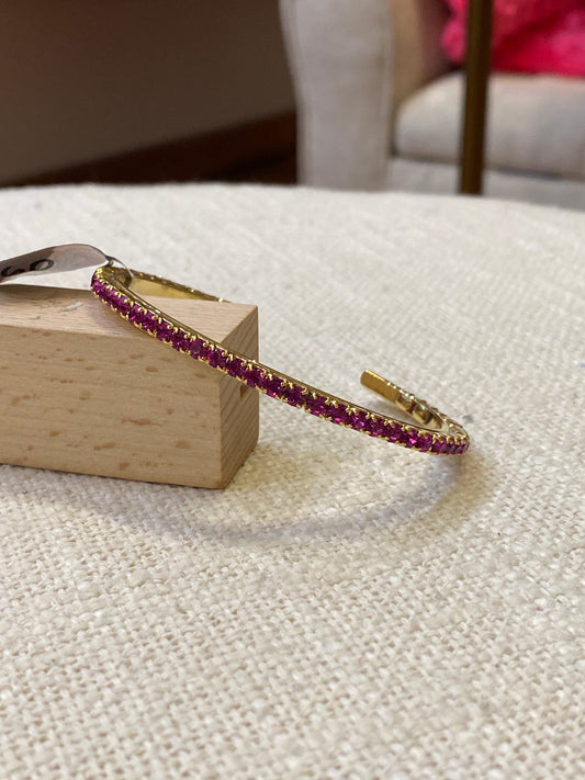 TOVA Rae Stackable Cuff Fuchsia