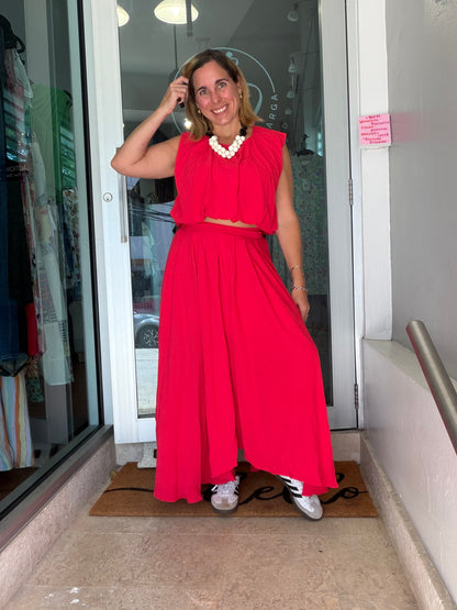 Merlot Skirt Set