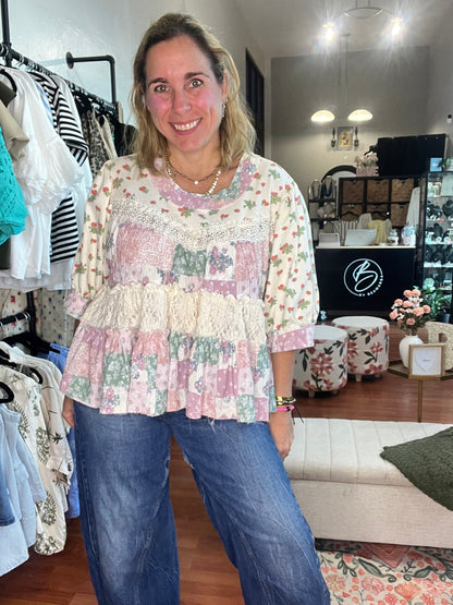 Strawberry Garden Blouse