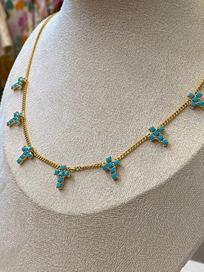TOVA Multi Cross turquoise