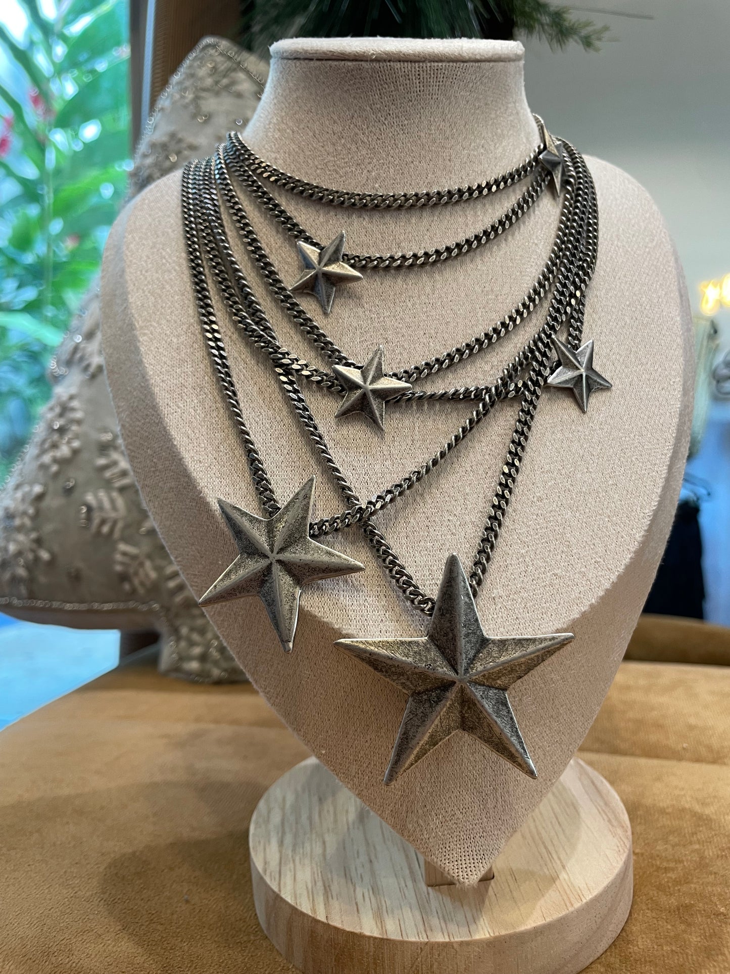 Tova Silver Stars Necklace